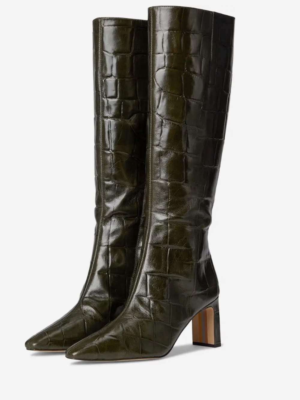 Sam Edelman Sylvia 2 gen croc boots